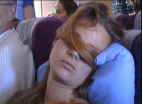 Inge de Weerd always brings her own blindfold.