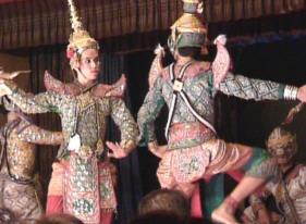 The monkey warrior is attacked