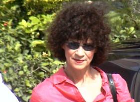 Finally the day starts with sunshine for Janna Albracht.