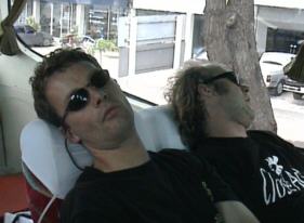 Raoul Bonnet and Frans Grapperhaus taking a short nap....