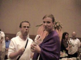 Wouter v Breugel and Bertien Renting spotting the VHV photographer.