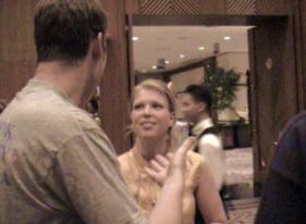 Marcel Bekkers trying a similar trick on Sabien Canton.