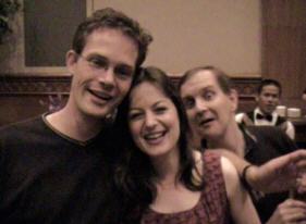 Raoul Bonnet holding firm on party animal Marielle Steenvoorden (under the jealous auspices of Jan Otten).