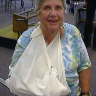 Florence Franssen was blij dat ze haar viool kon thuislaten vanavond.